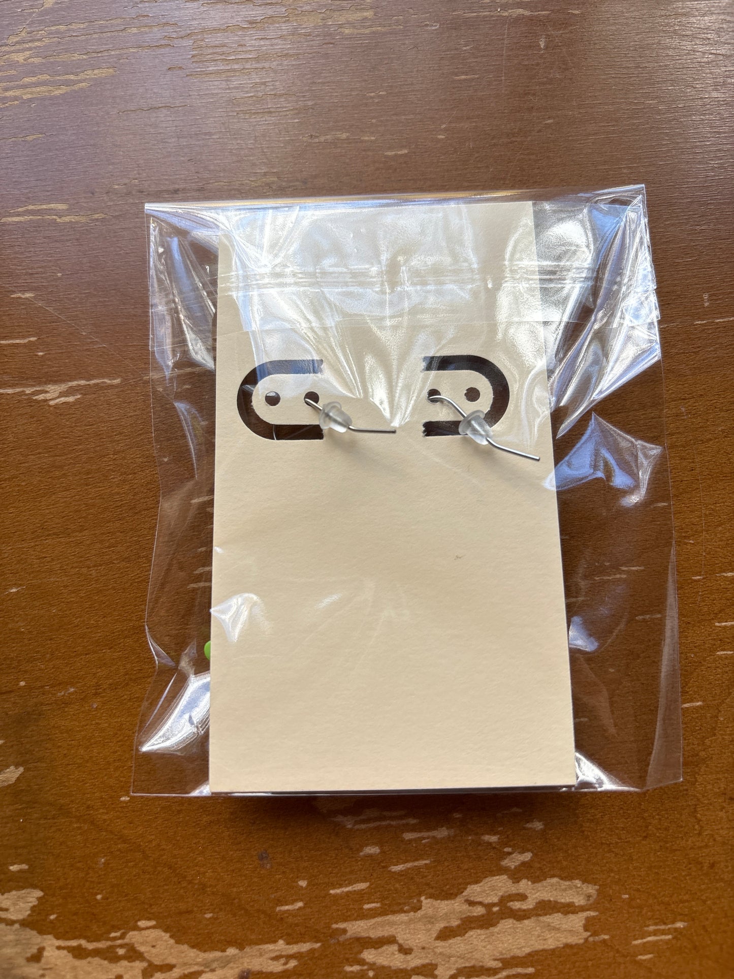 Green Acrylic Frog Dangle Earrings