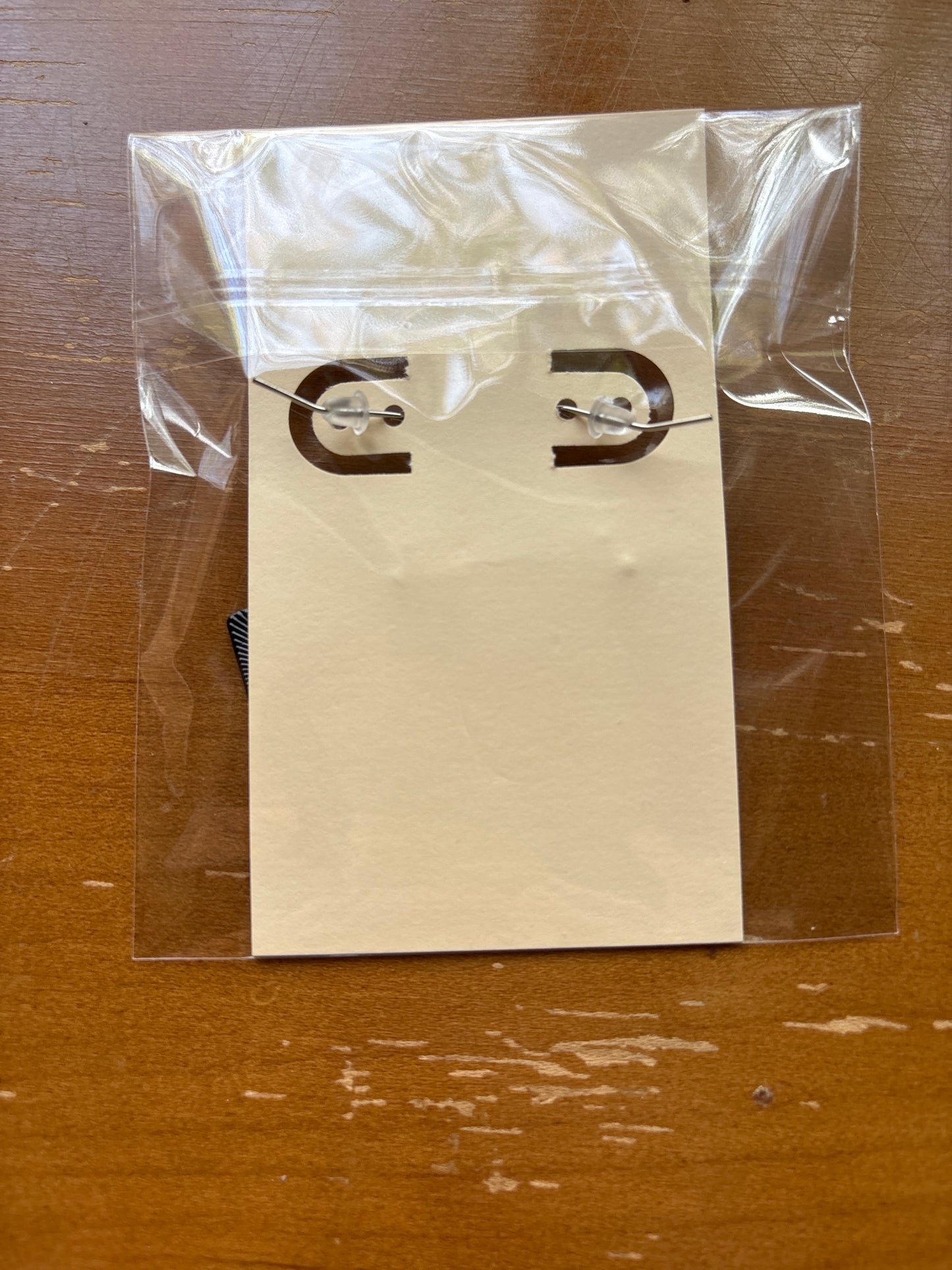 Purple Tarot Card Enamel Charm Dangle Earrings