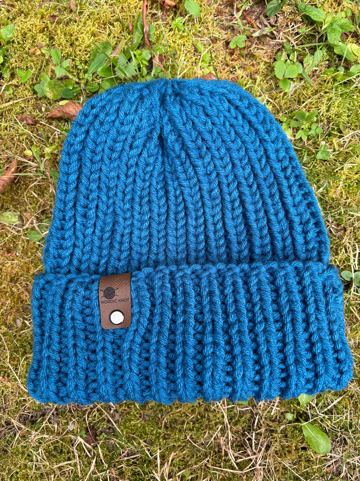 The Nordic Knit Beanie Blue
