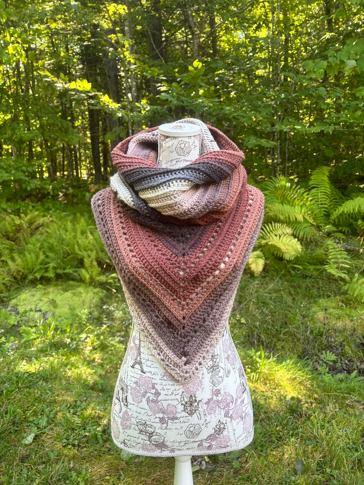 Wild Oleander Hooded Cowl Calico Adult Size