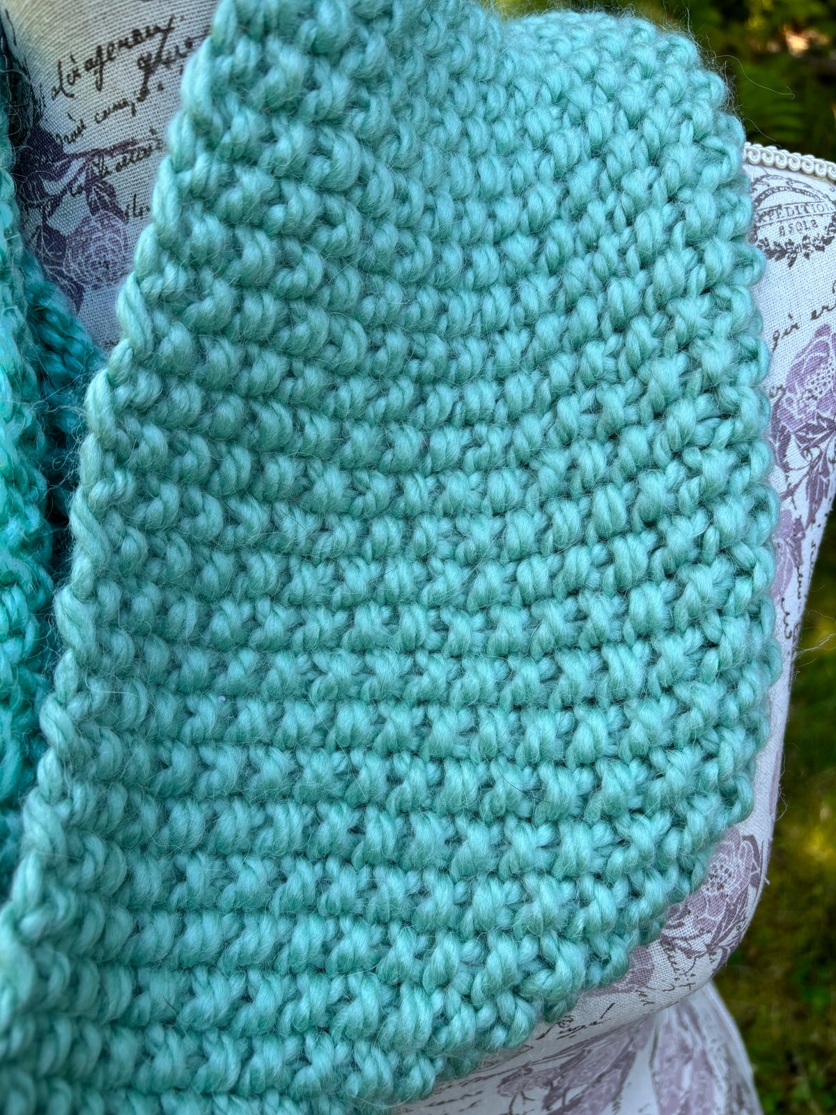 Knit Cowl Teal