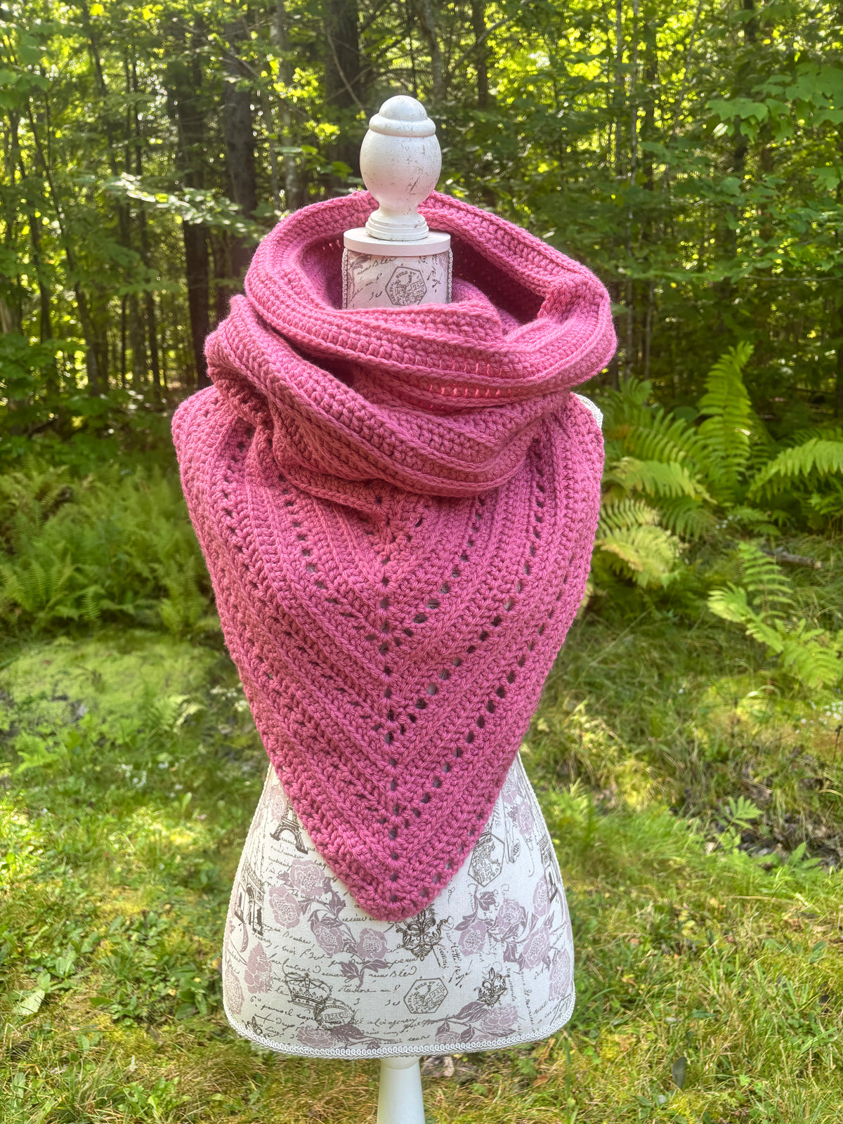 Wild Oleander Hooded Cowl Rose Adult Size