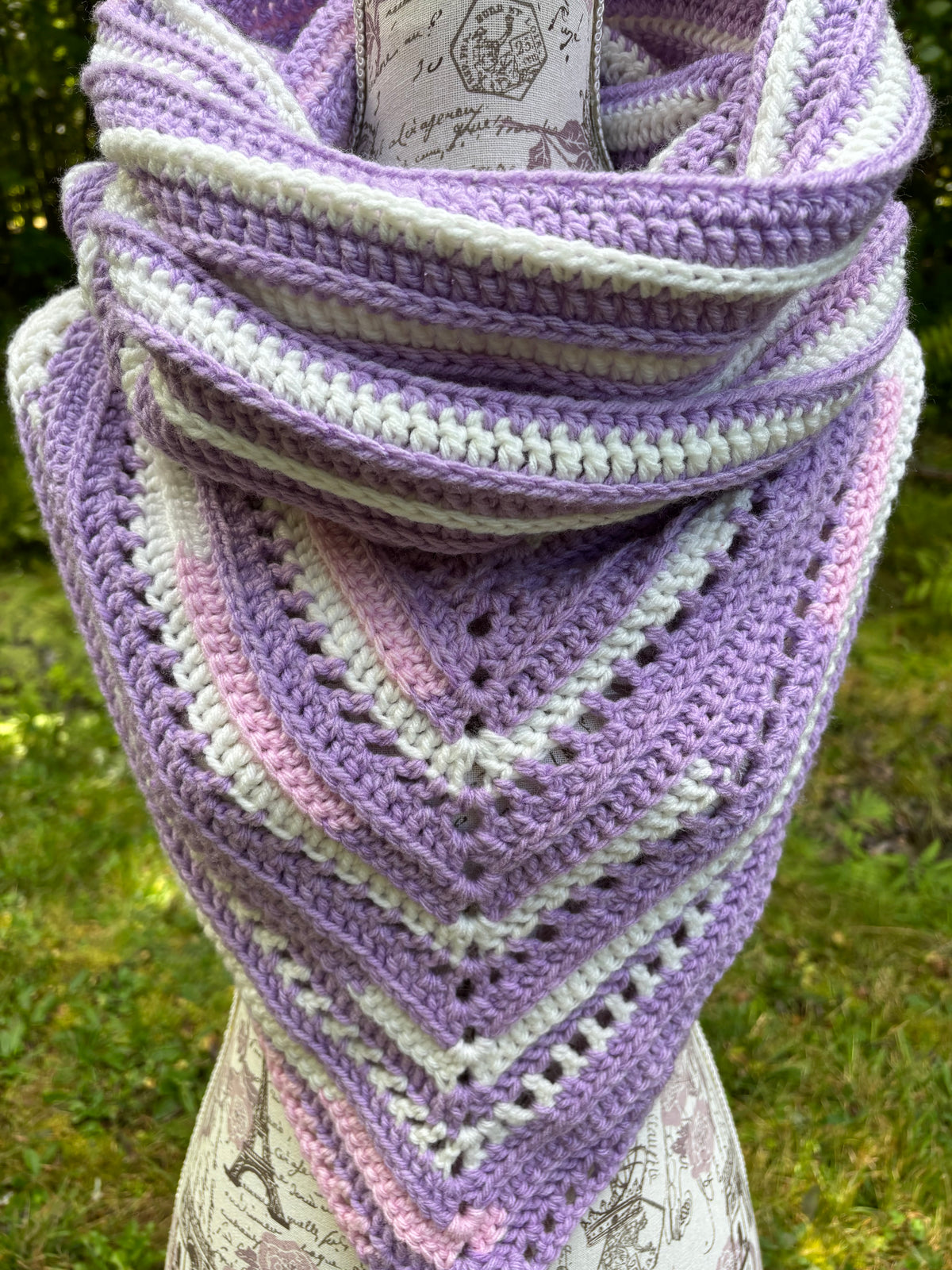 Wild Oleander Hooded Cowl Wisteria Adult Size