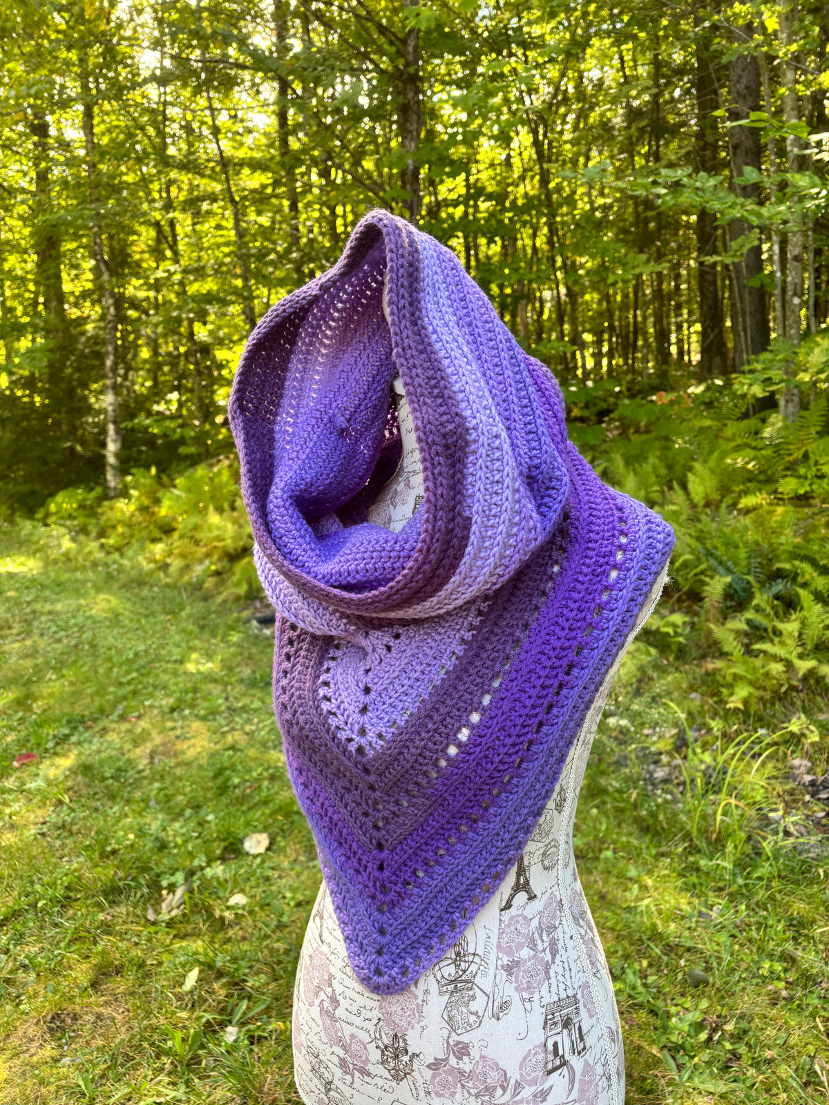 Wild Oleander Hooded Cowl Grape Soda Adult Size