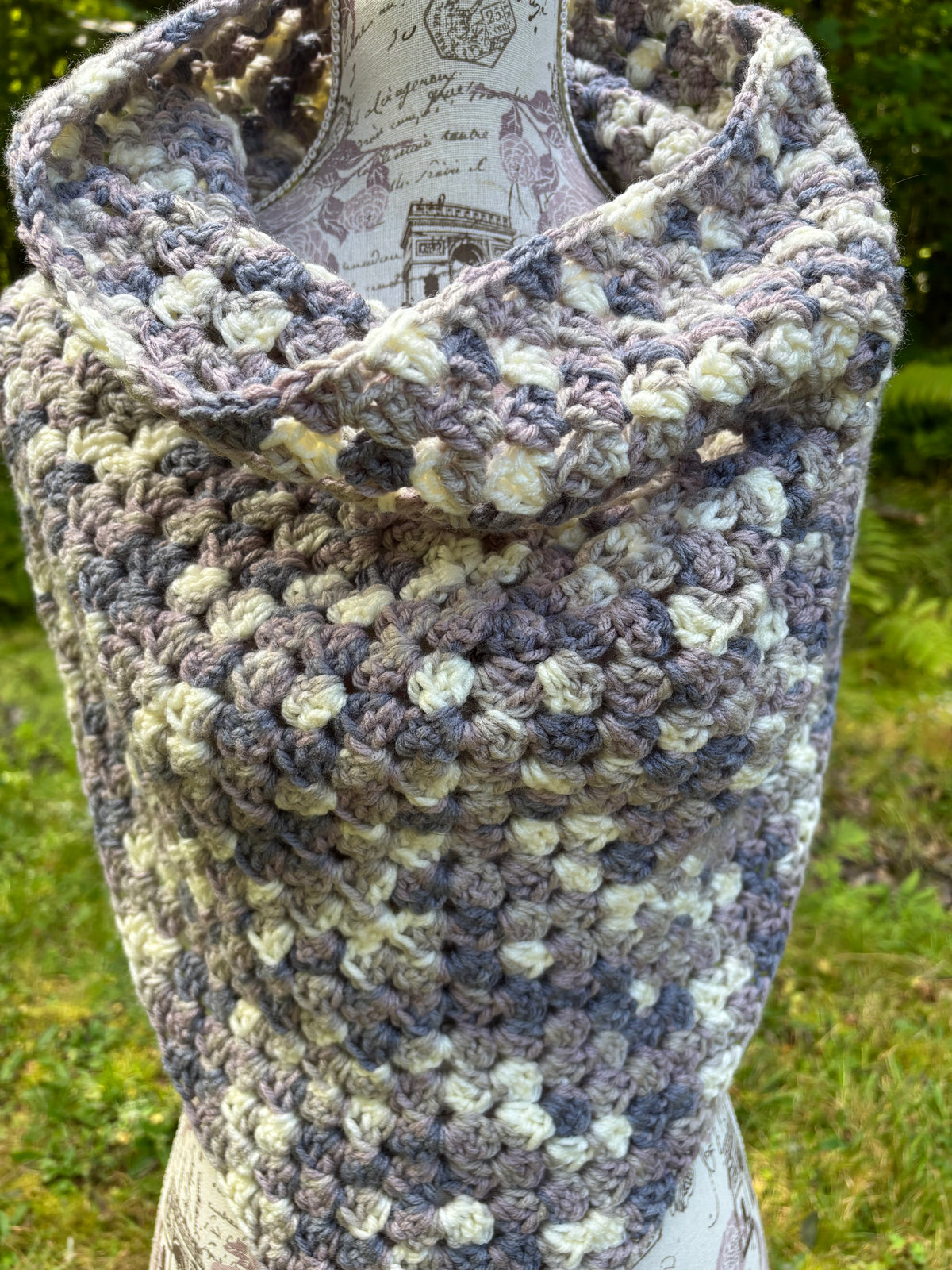 Granny Cowl Gravel