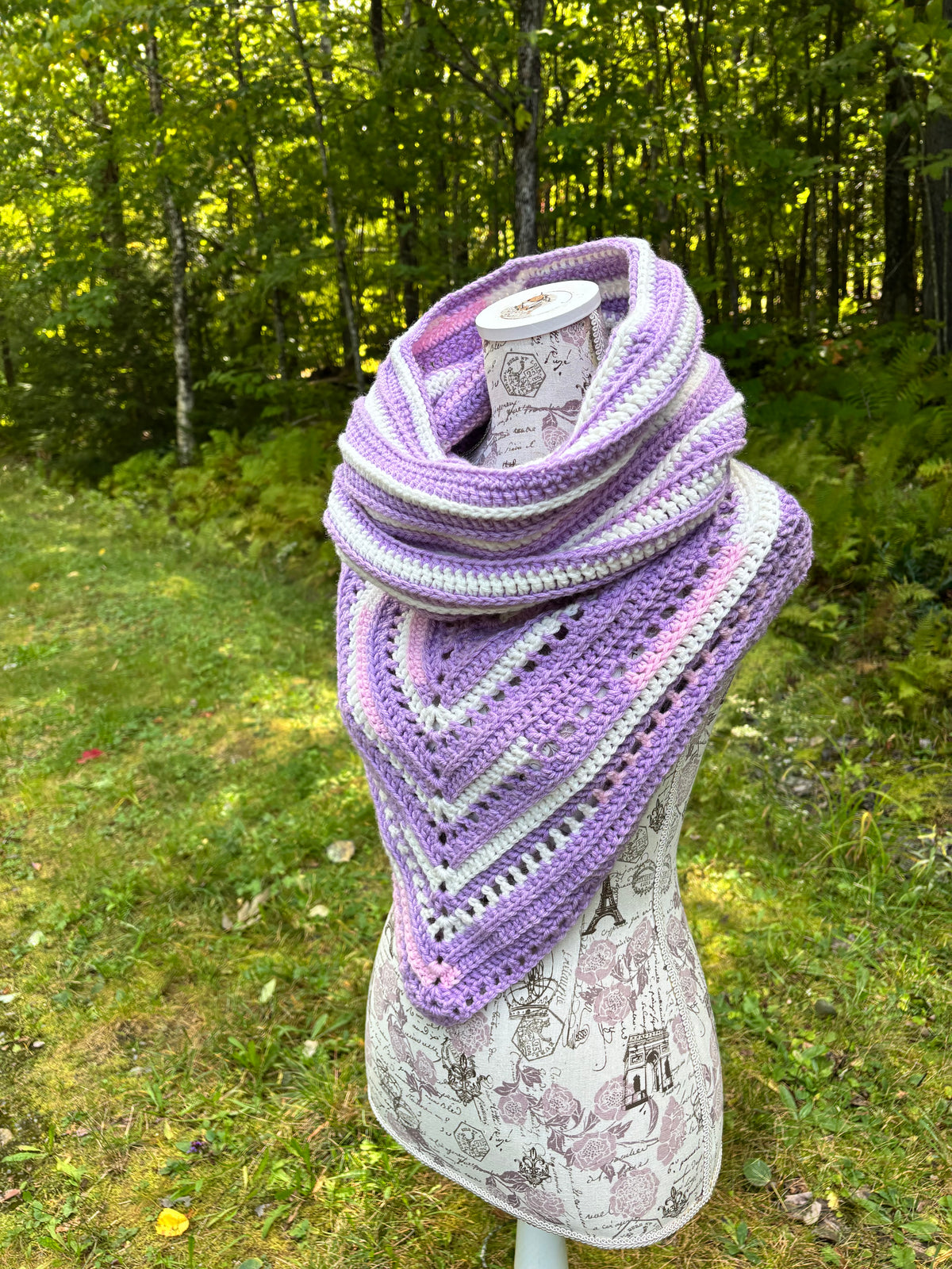 Wild Oleander Hooded Cowl Wisteria Adult Size
