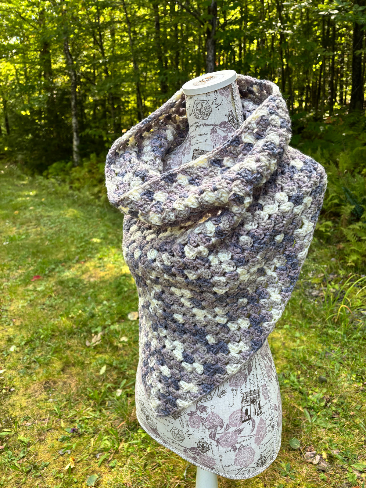 Granny Cowl Gravel