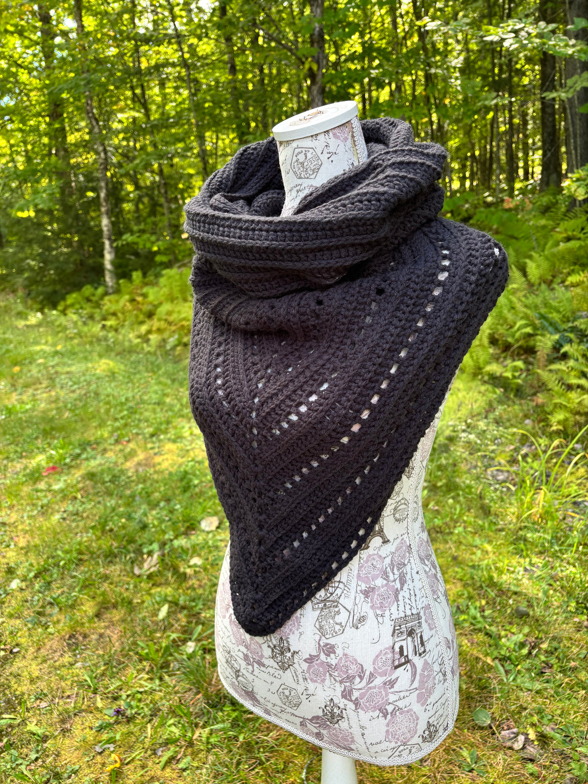 Wild Oleander Hooded Cowl Salem Black Adult Size