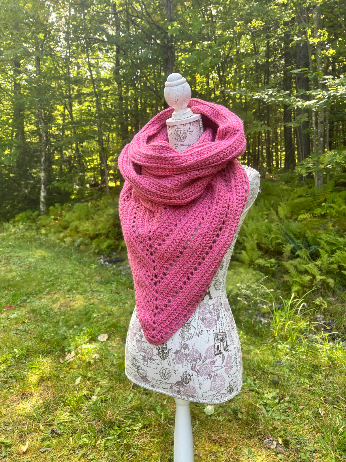 Wild Oleander Hooded Cowl Rose Adult Size