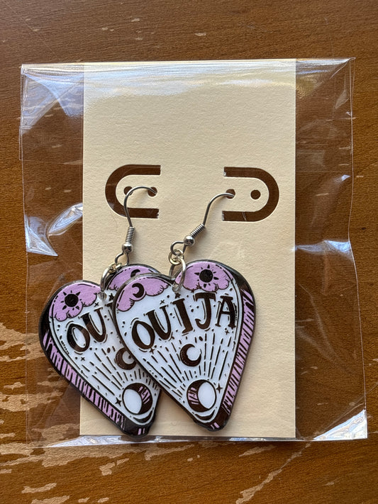 Ouija Planchette Dangle Earrings