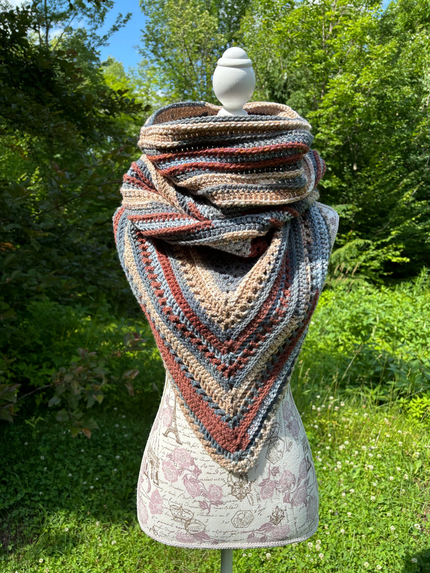 Wild Oleander Hooded Scarf Lakefront Adult Size