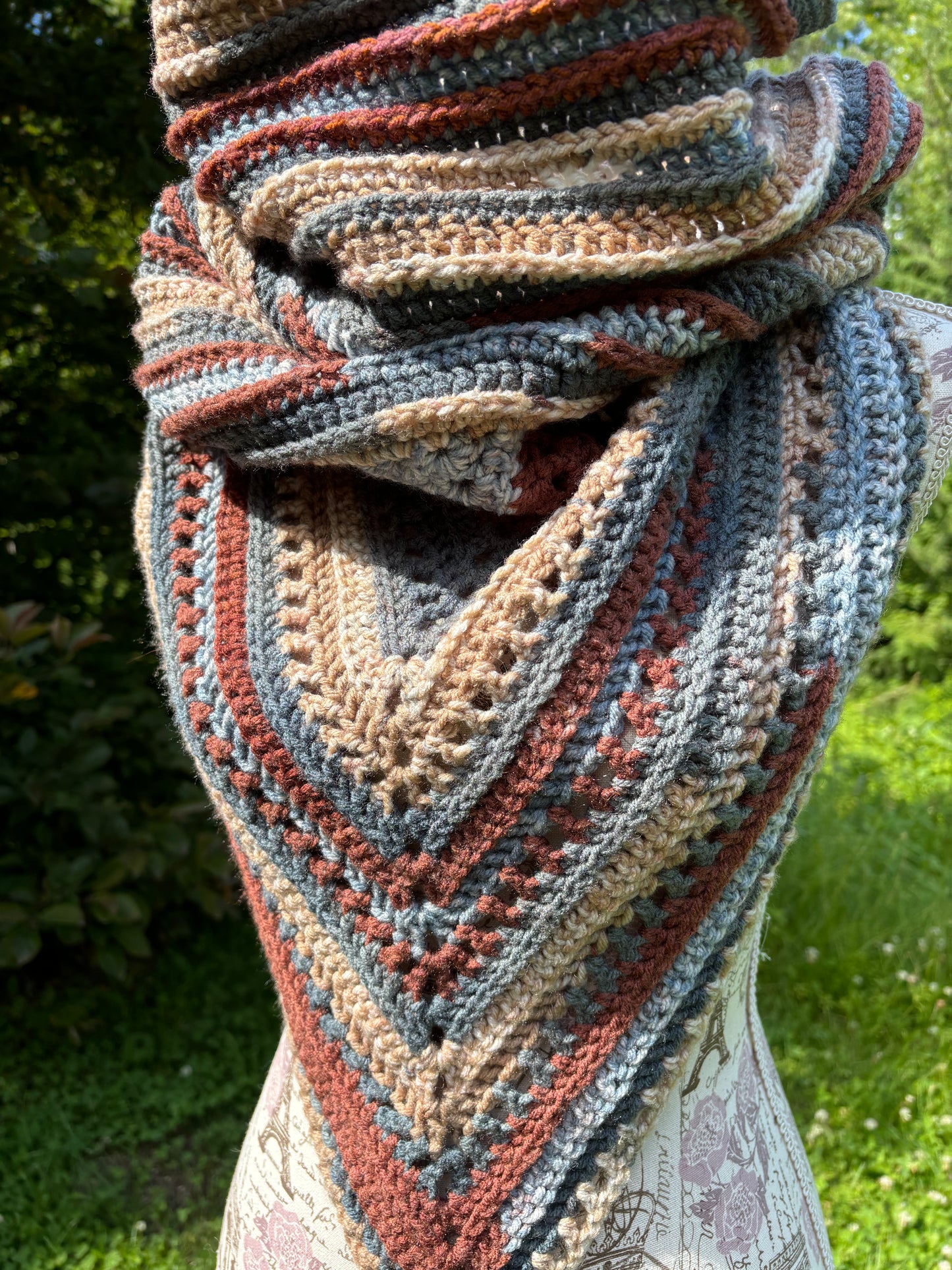 Wild Oleander Hooded Scarf Lakefront Adult Size